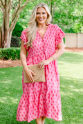 Learning To Grow Dress, Fuchsia