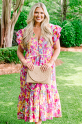 Learning To Grow Dress, Pink