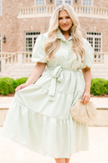 Summer Picnics Dress, Green