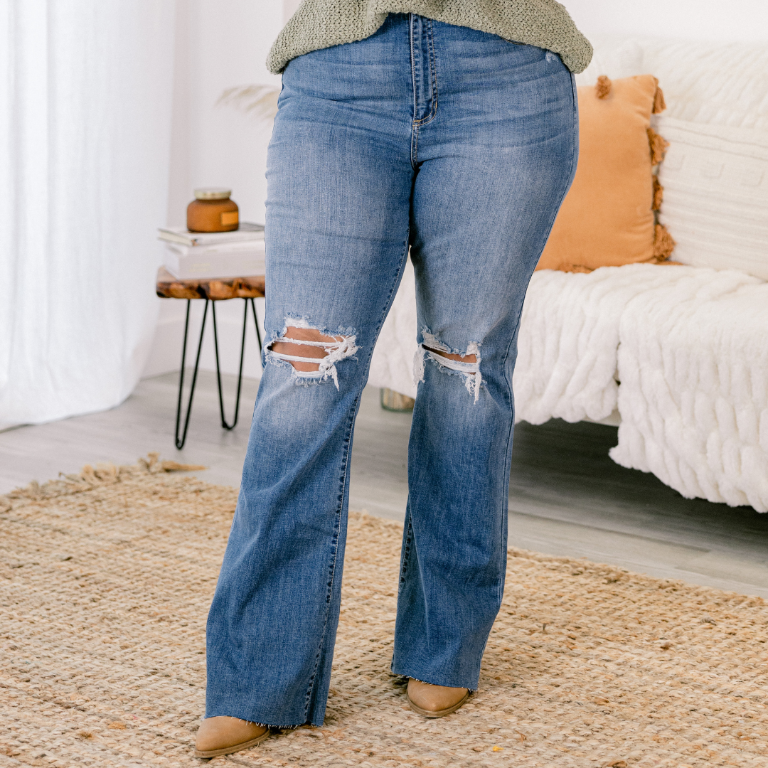 Spin The Block Jeans, Dark Wash