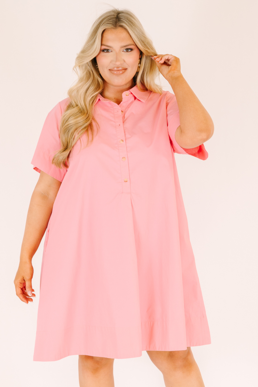 Sweet Breeze Dress, Hot Pink