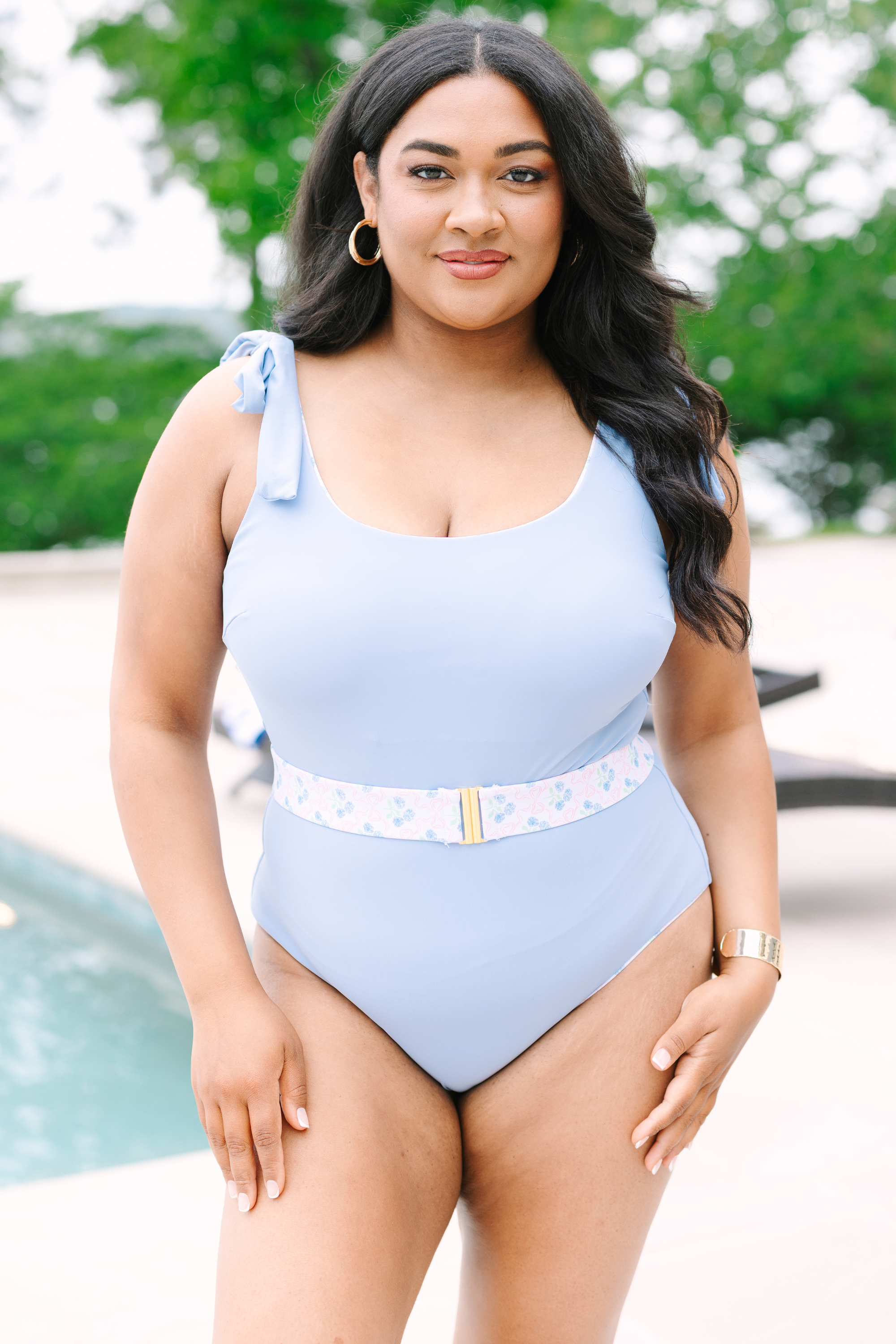 Back To The Beach Swimsuit, Pink/Blue