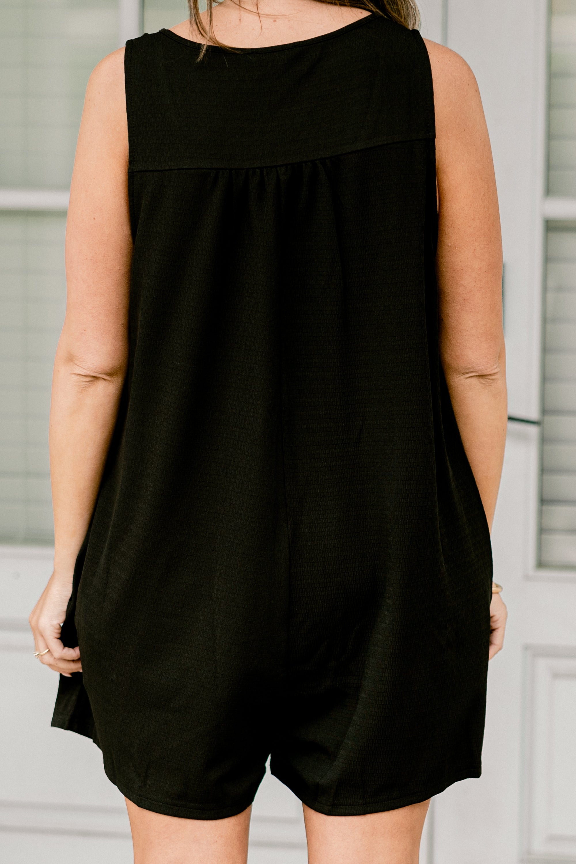 Urban Wonders Romper, Black