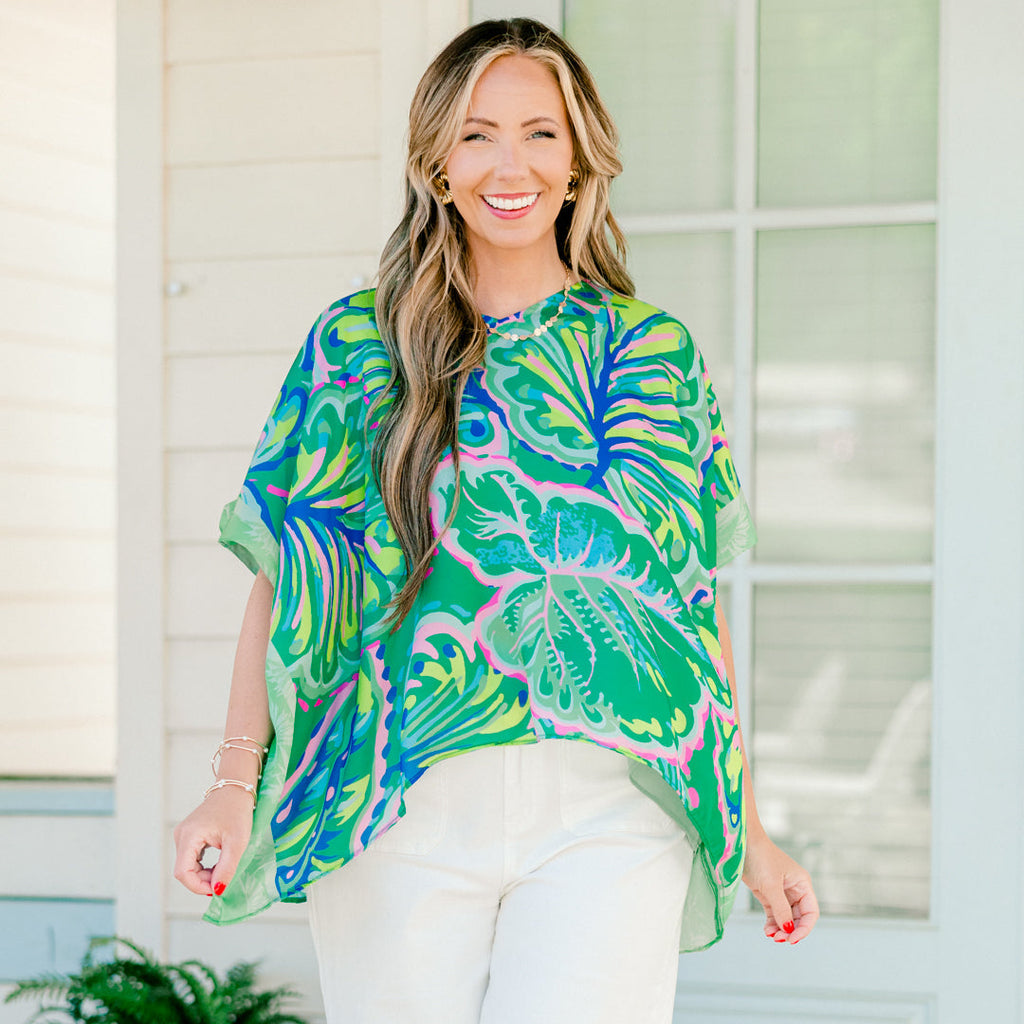 Vacation Dreams Top, Green