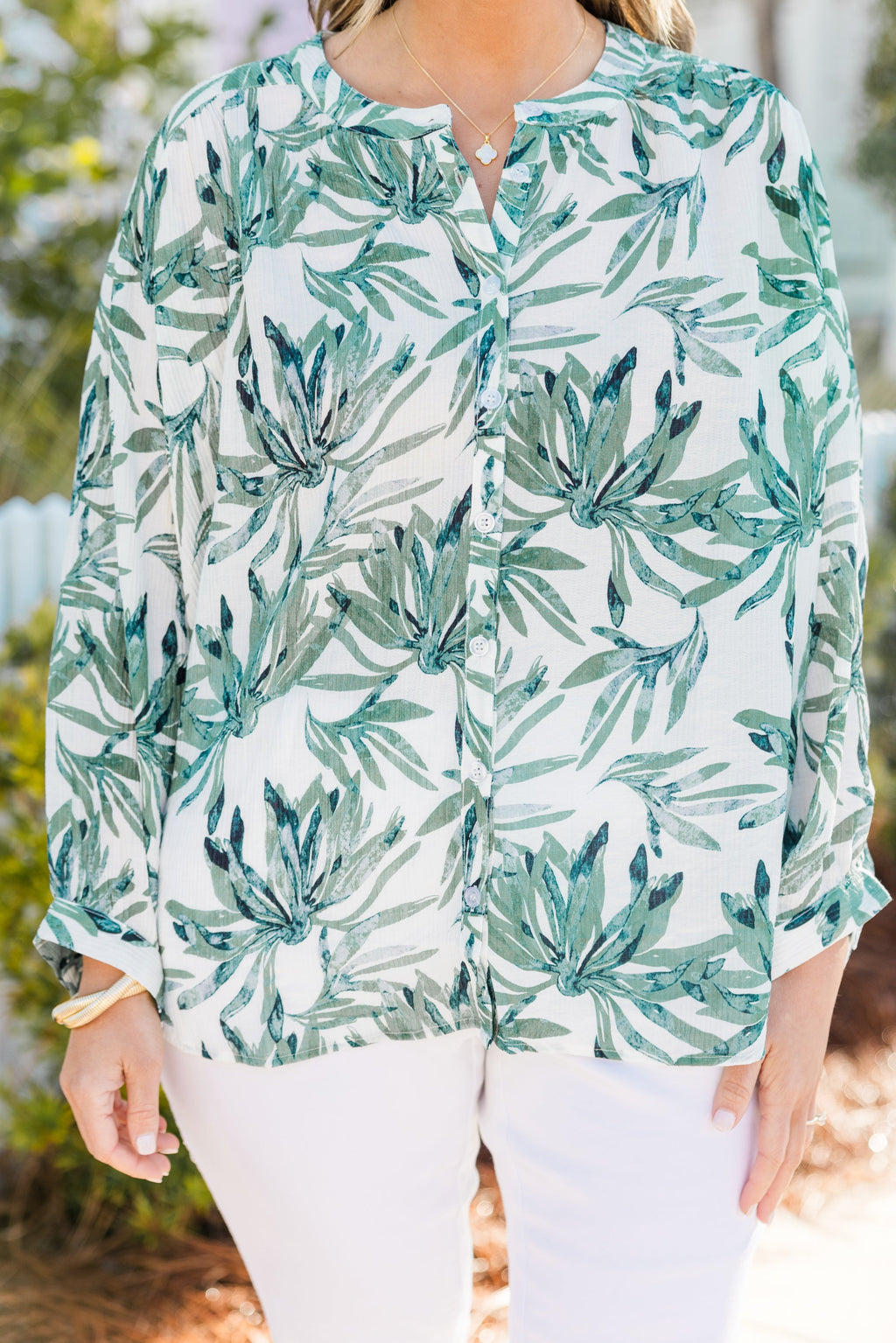 Vacation Mind Top, Green