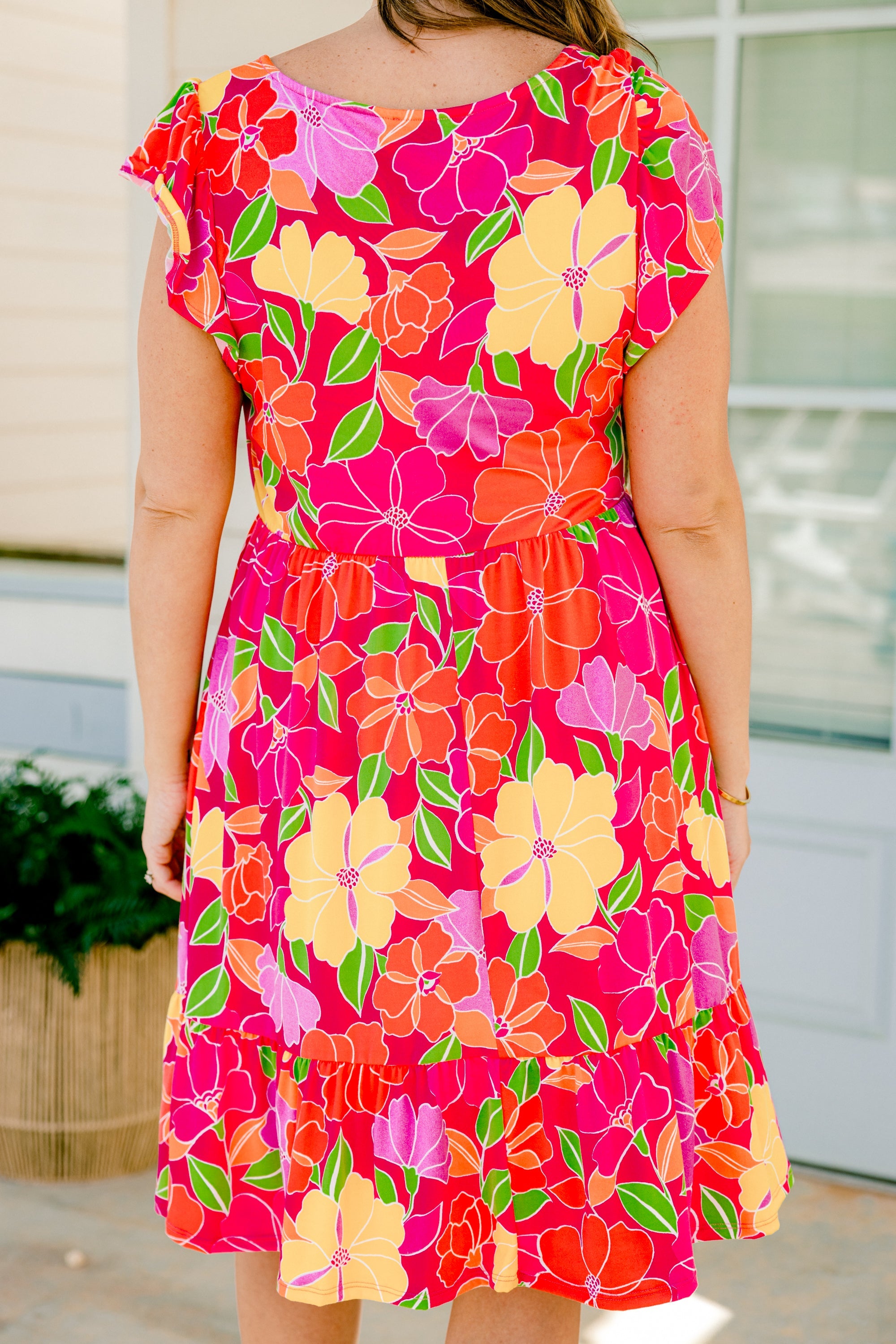 Vacay All Day Dress, Fuchsia