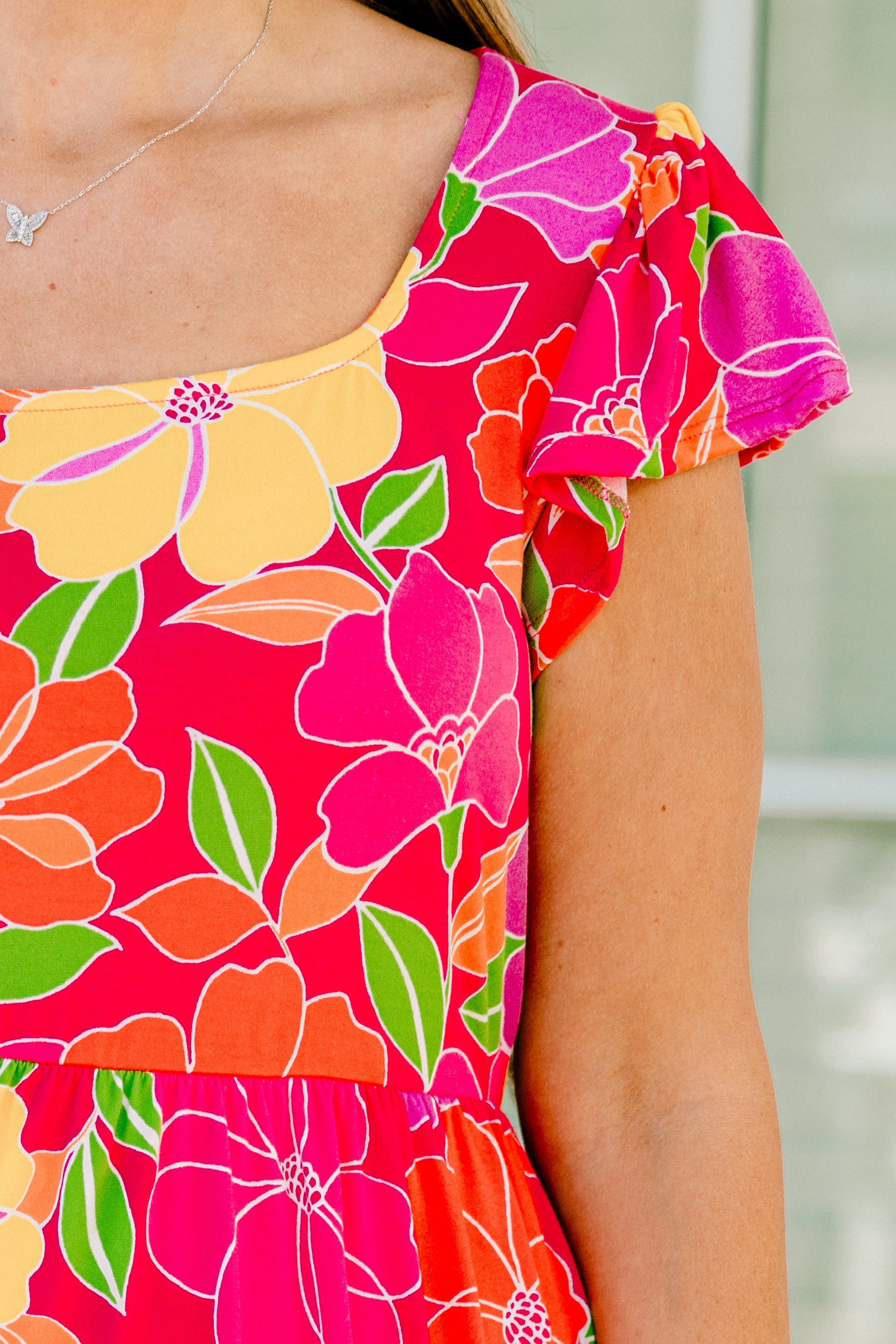 Vacay All Day Dress, Fuchsia