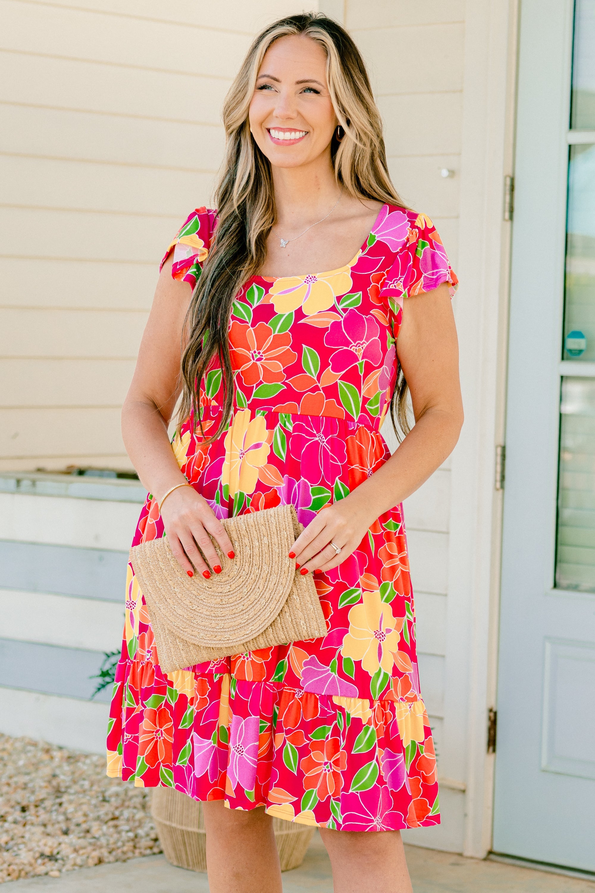 Vacay All Day Dress, Fuchsia