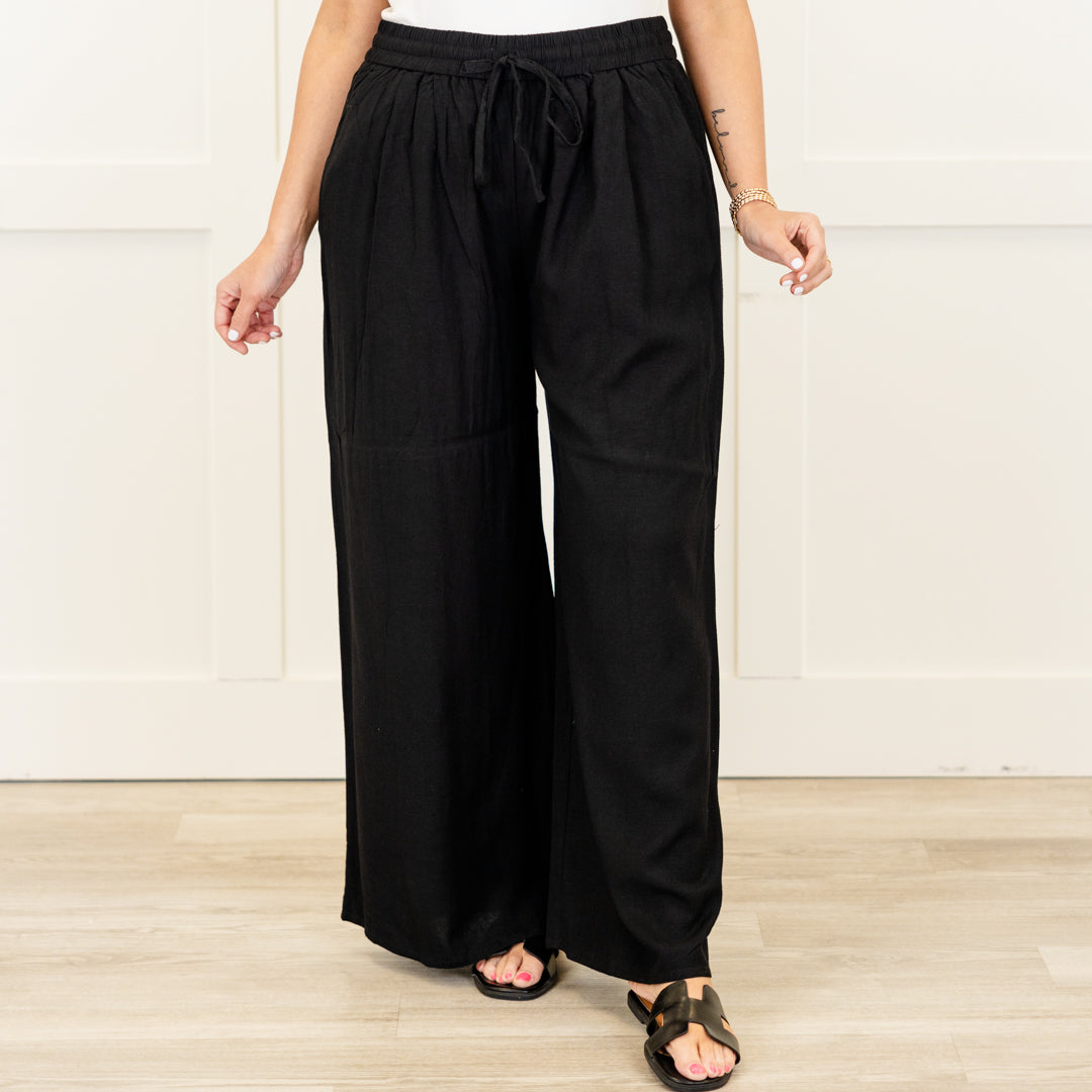 Villa Views Pants, Black