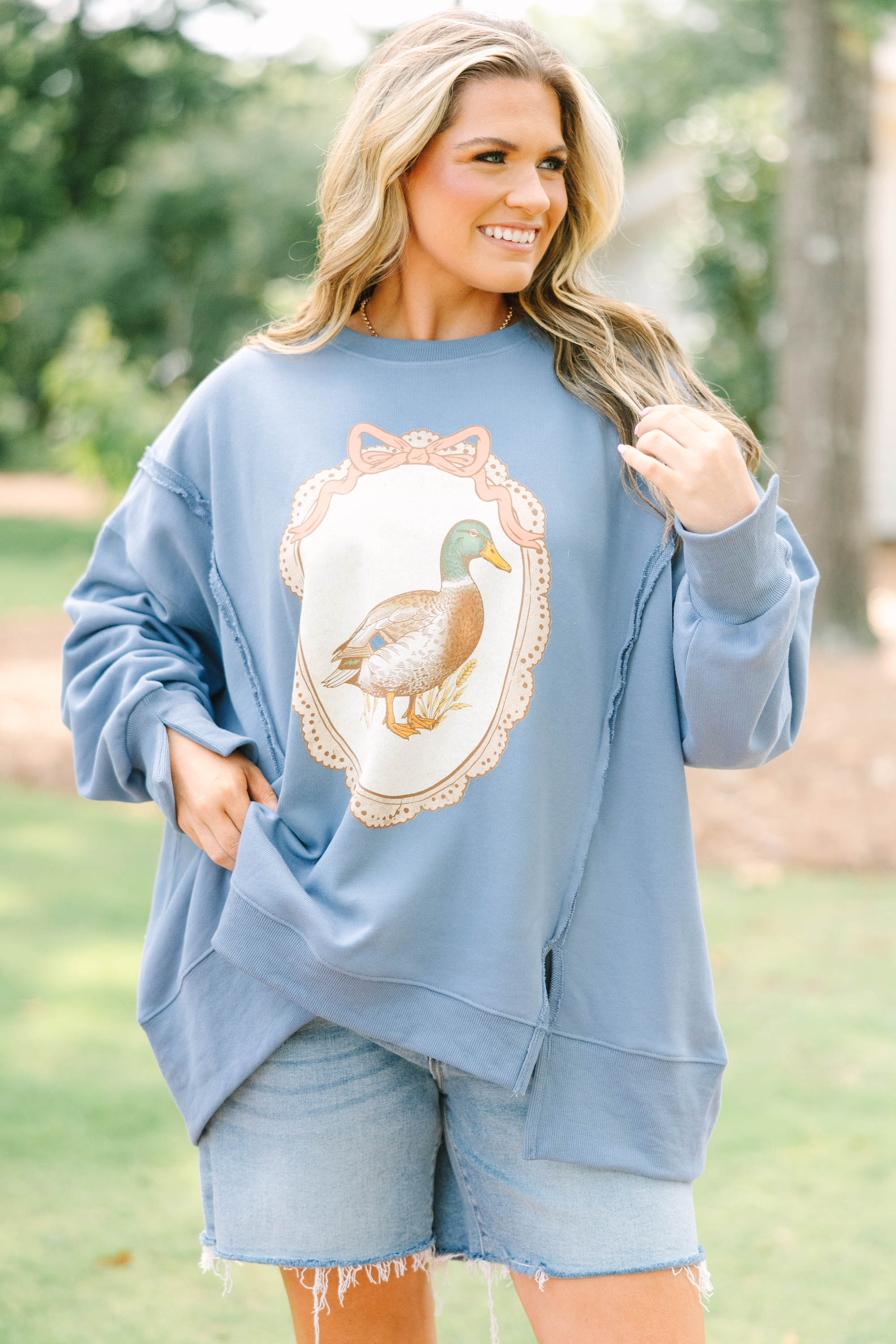 Vintage Mallard Comfy Crew, Denim