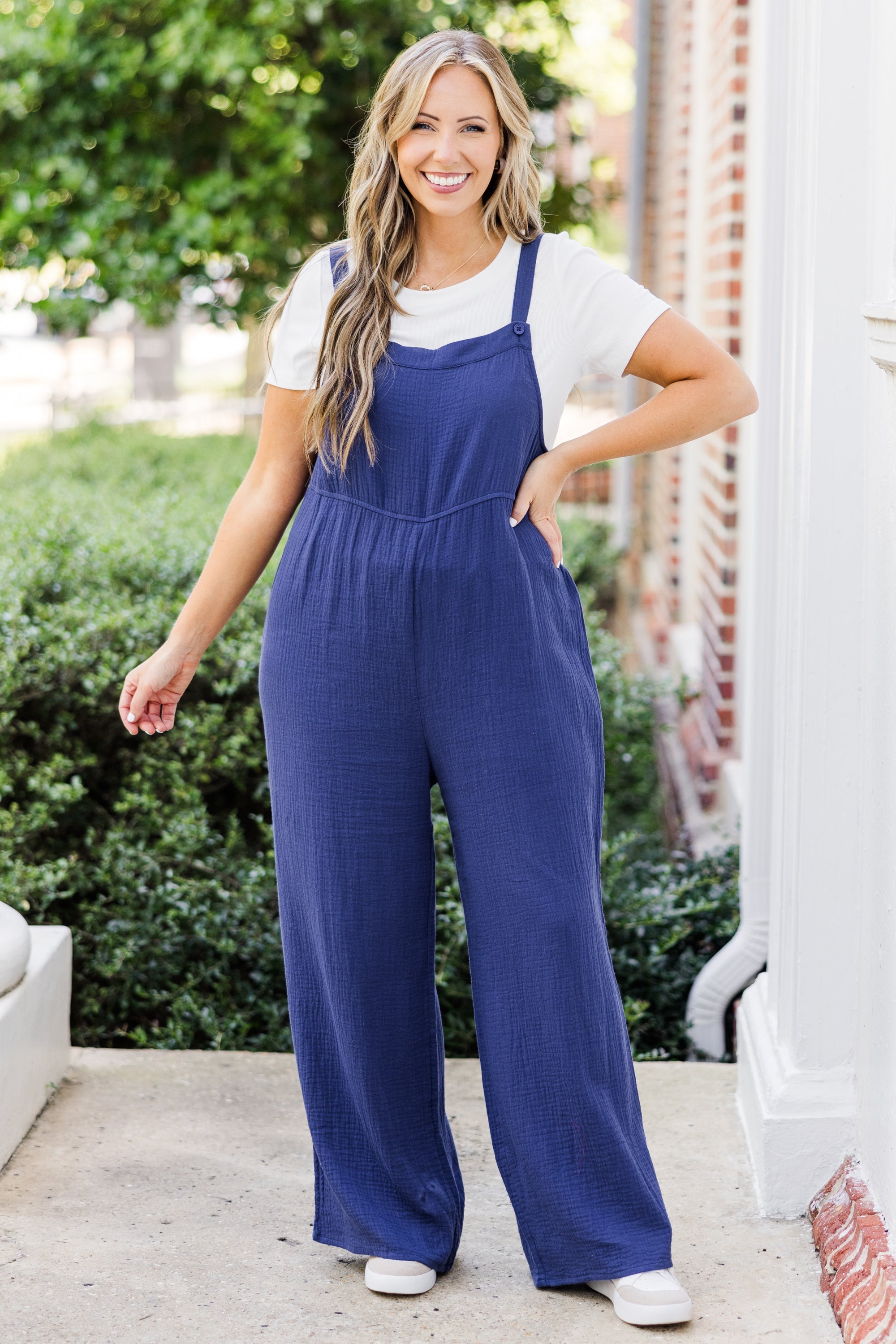 Vision To Creation Jumpsuit, Navy