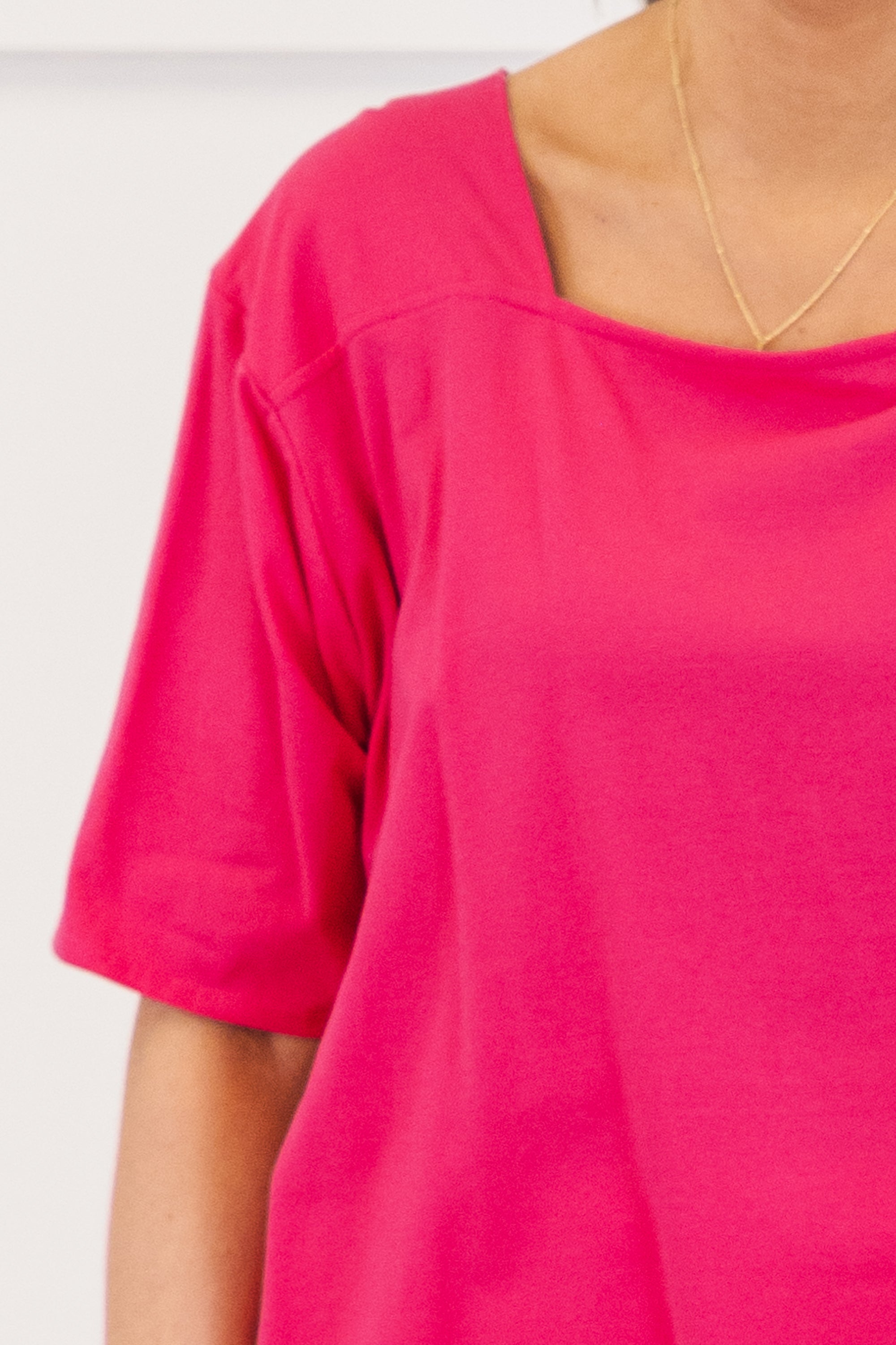 Vivid Imagination Top, Fuchsia