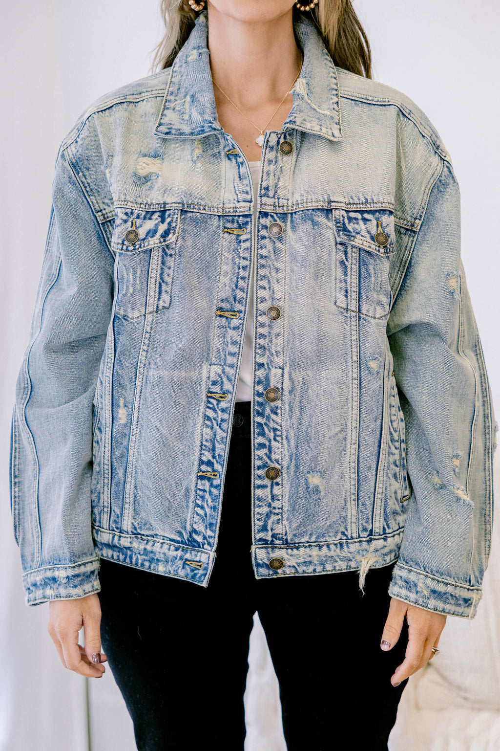 Vividly Dreaming Jacket, Light Wash