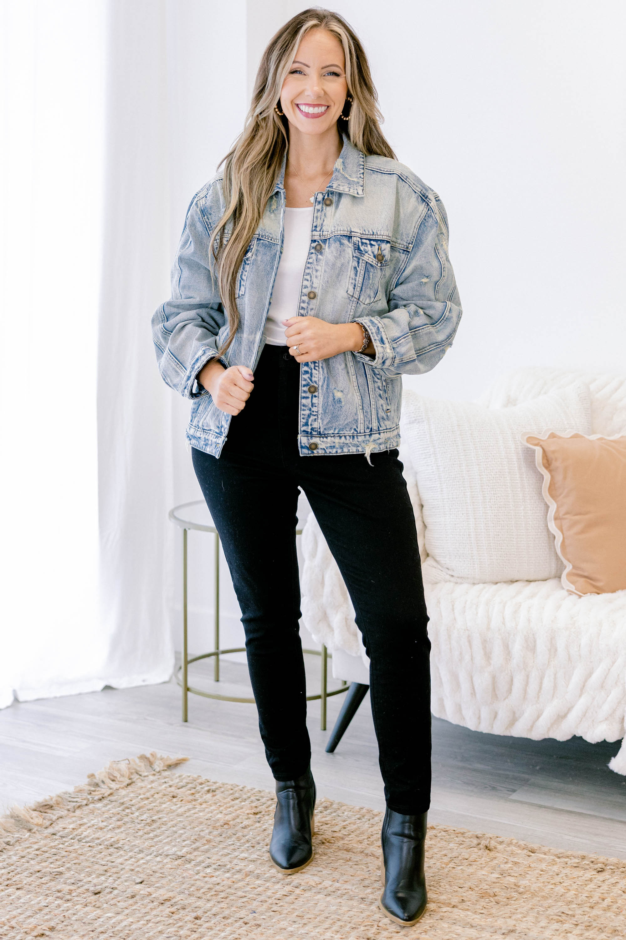 Vividly Dreaming Jacket, Light Wash