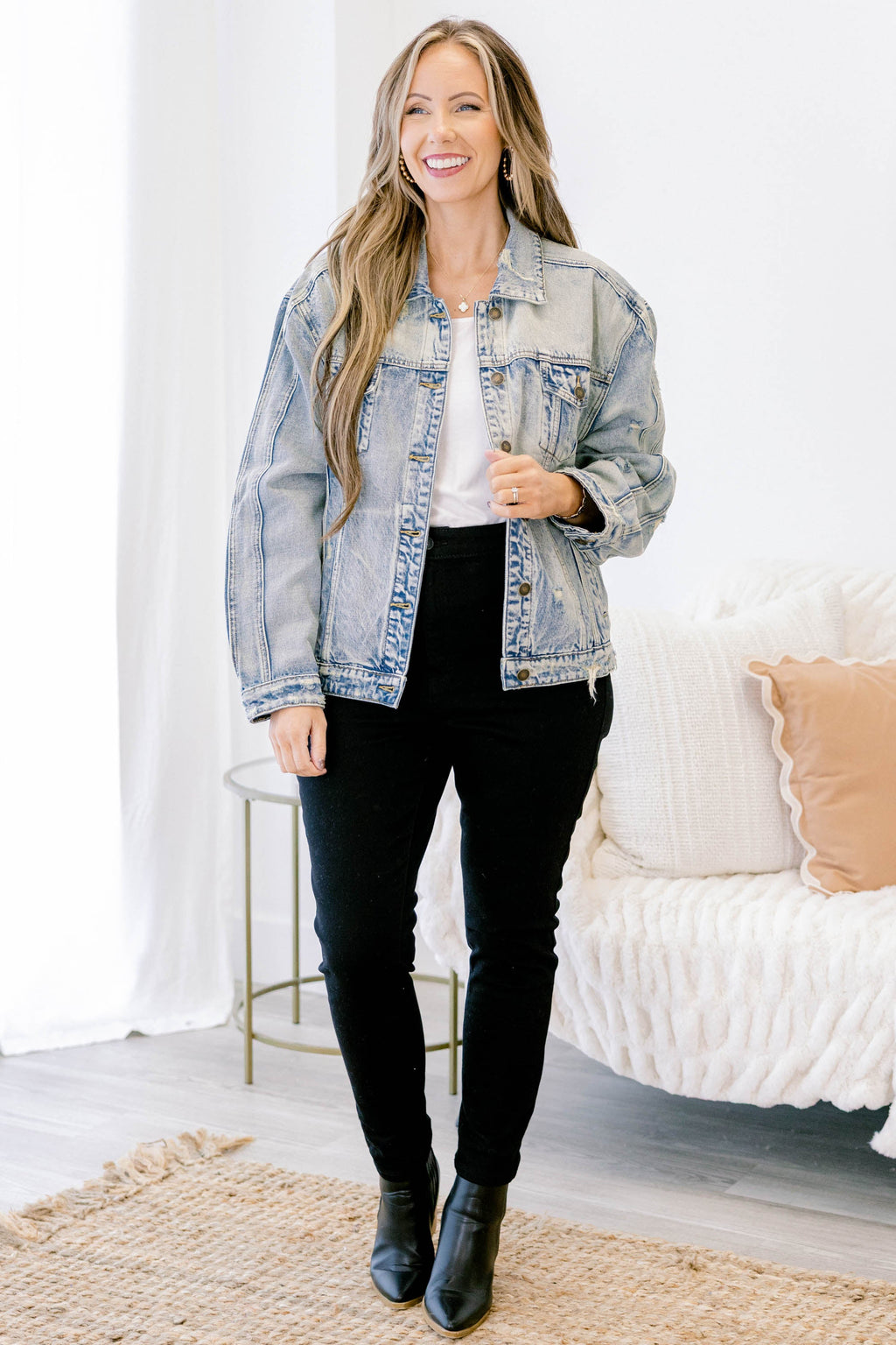 Vividly Dreaming Jacket, Light Wash
