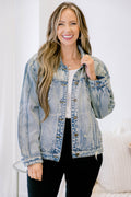 Vividly Dreaming Jacket, Light Wash
