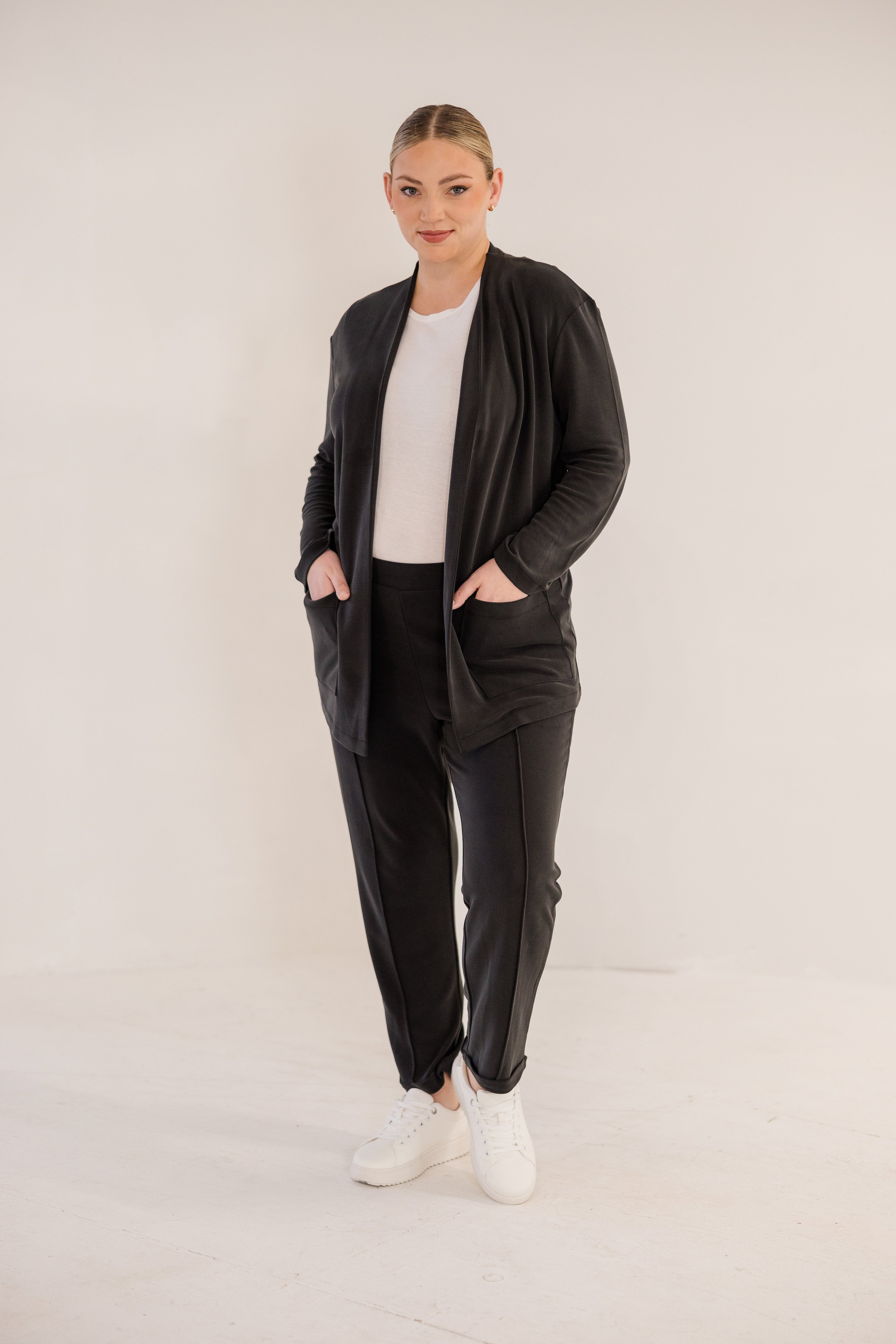 Lafayette Knit Jacket, Black