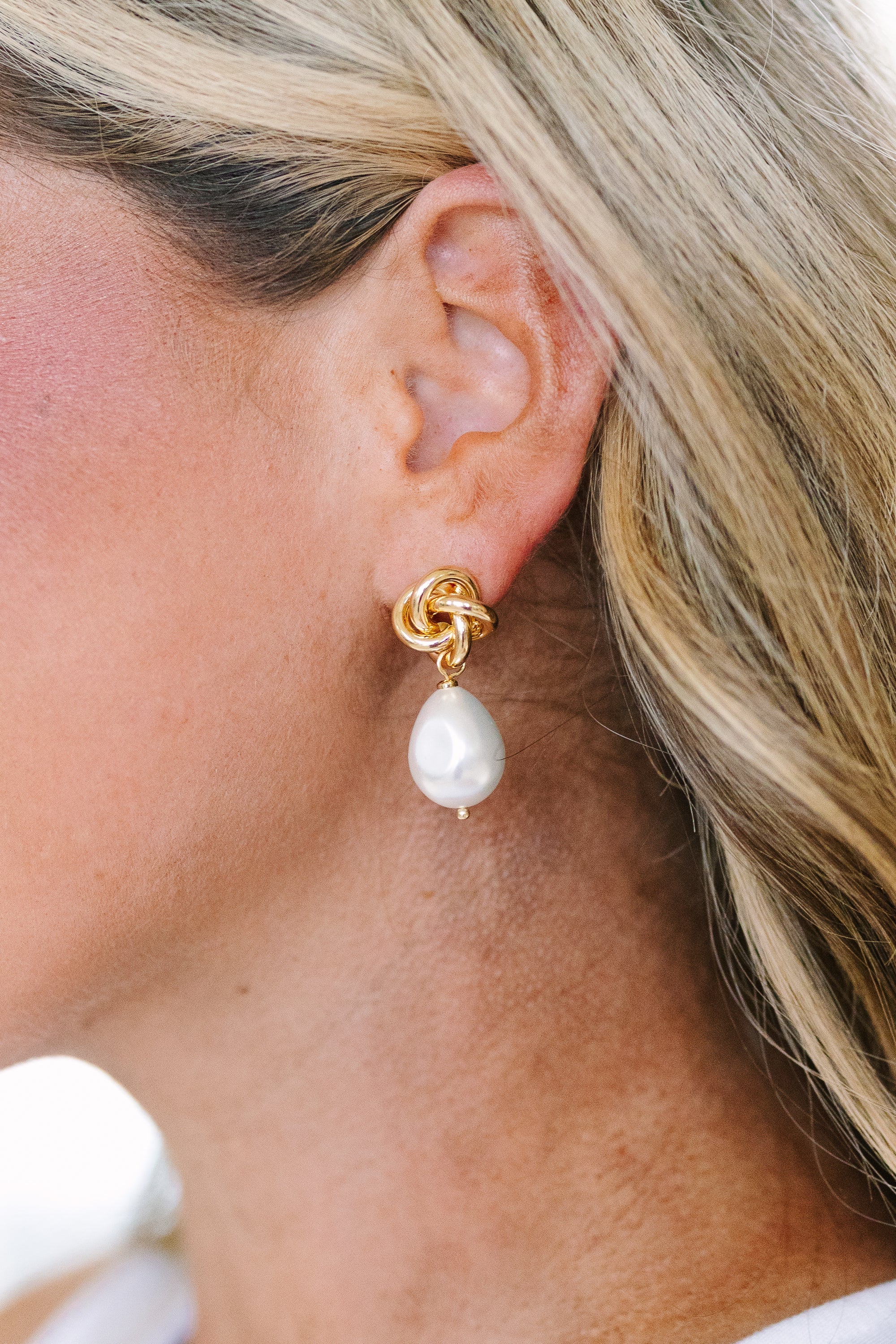 Waiting To Make You Mine Earrings, Gold