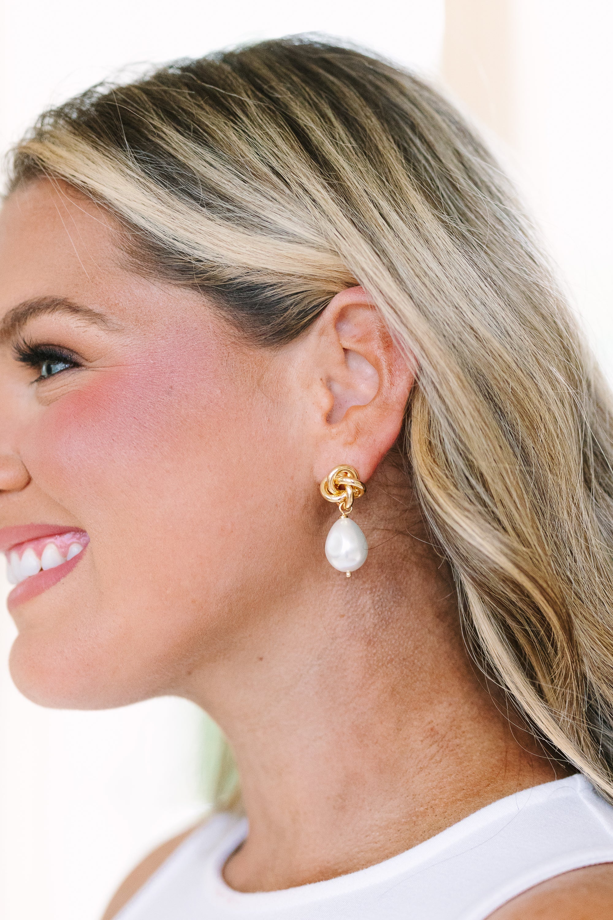 Waiting To Make You Mine Earrings, Gold
