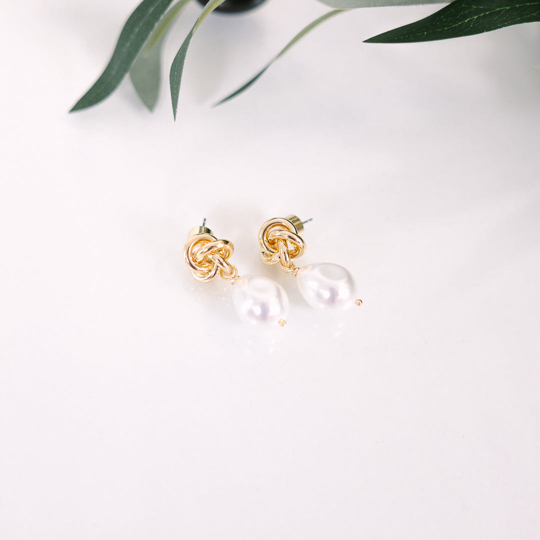 Waiting To Make You Mine Earrings, Gold