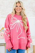 Walk And Sweet Talk Sweater, Pink