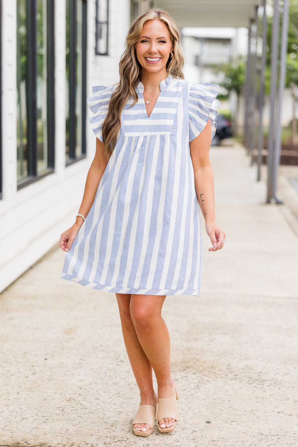 Walk And Talk Dress, Blue