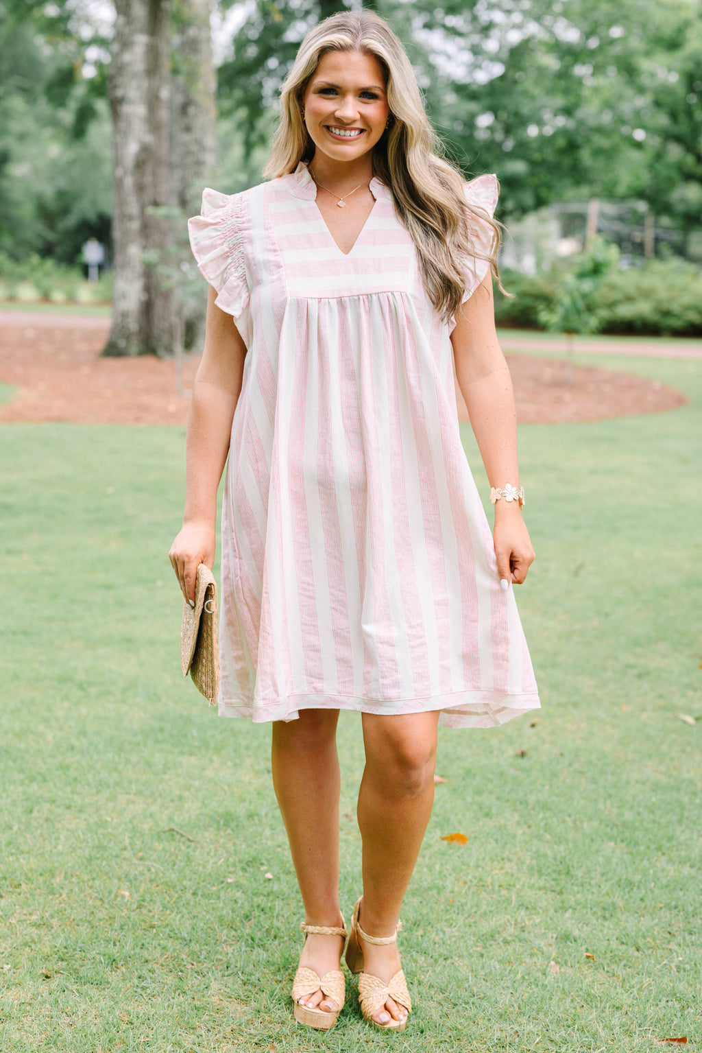 Walk And Talk Dress, Pink