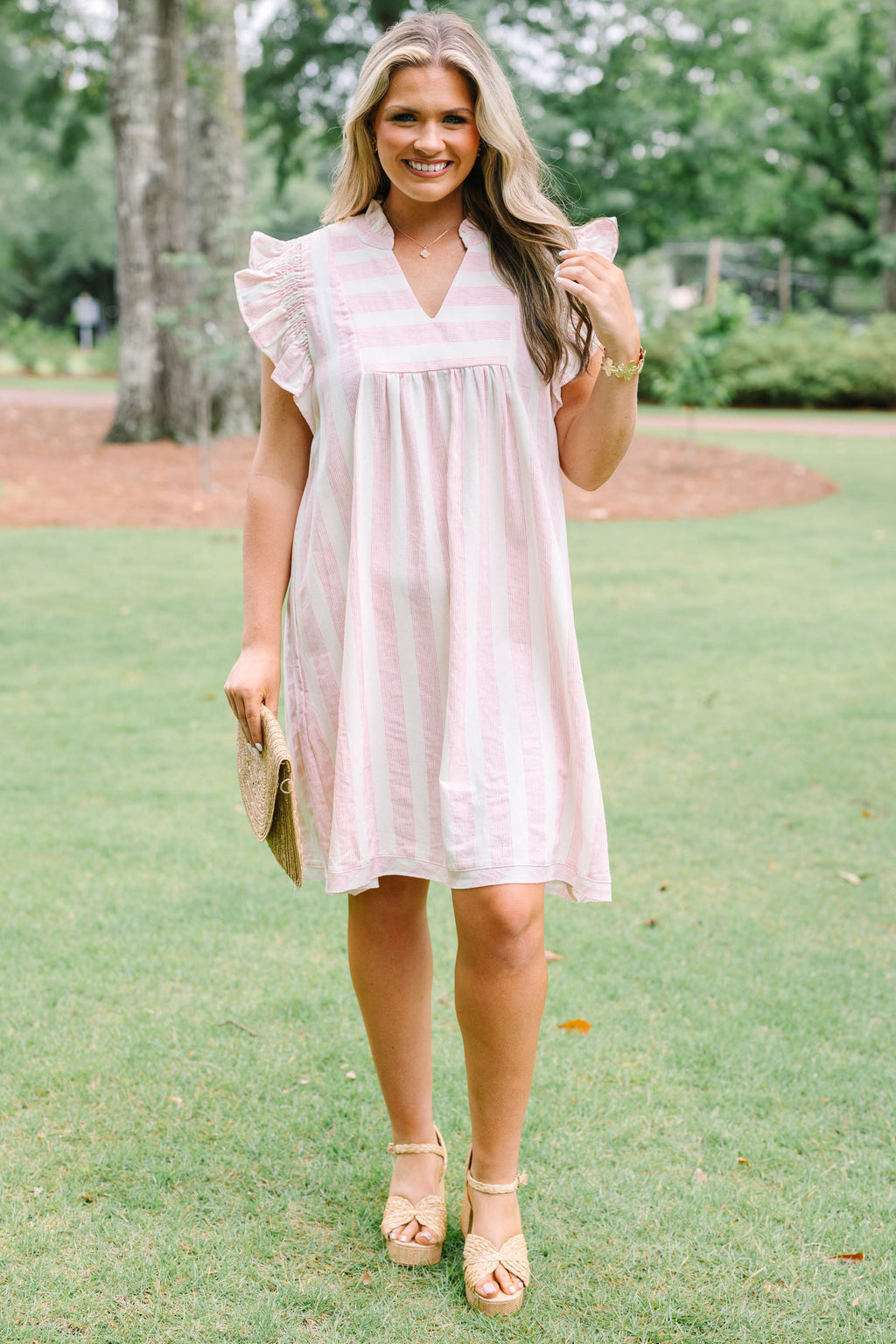 Walk And Talk Dress, Pink