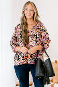 Walk Into The Sunshine Top, Black Multi