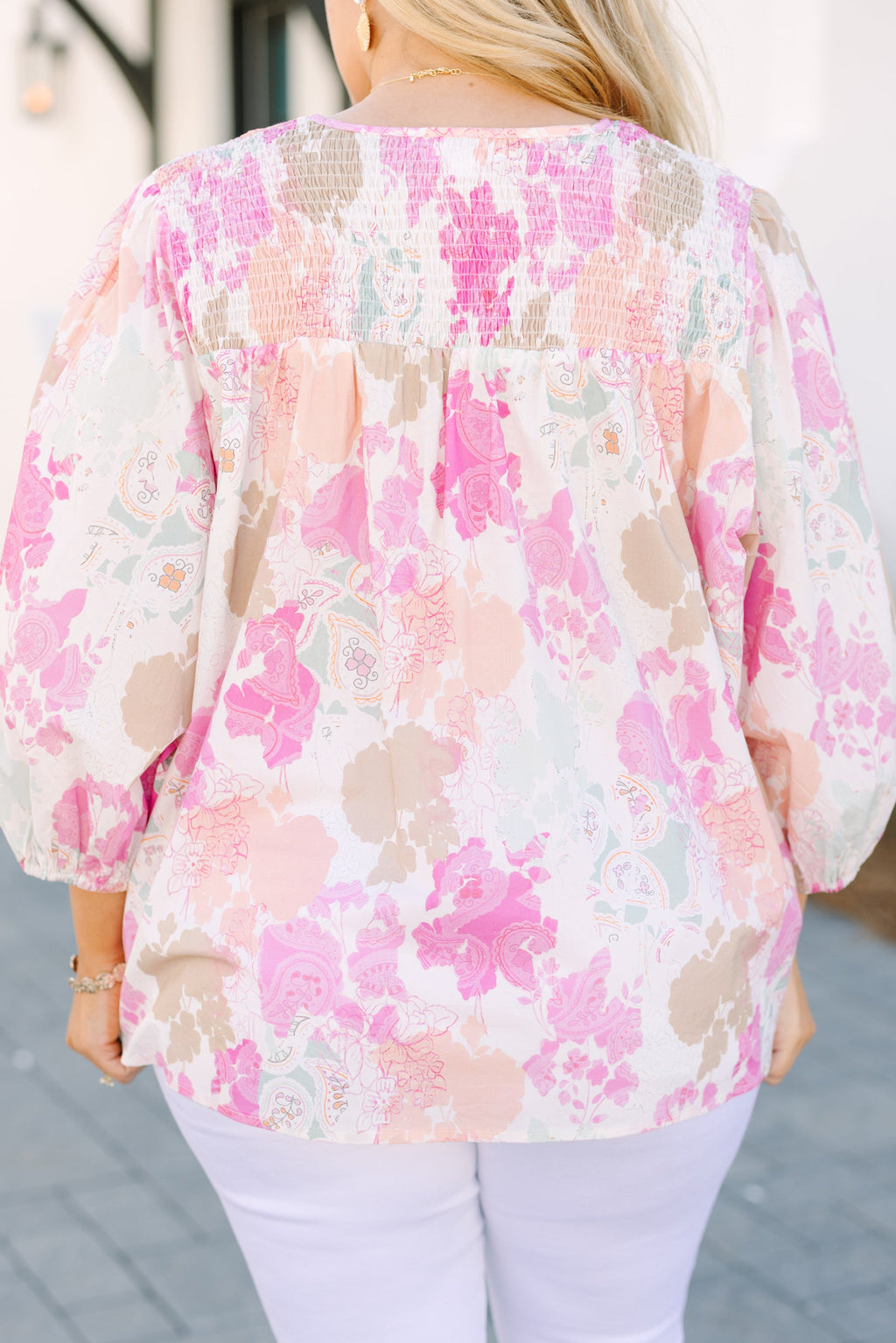 Walk The Walk Top, Pink