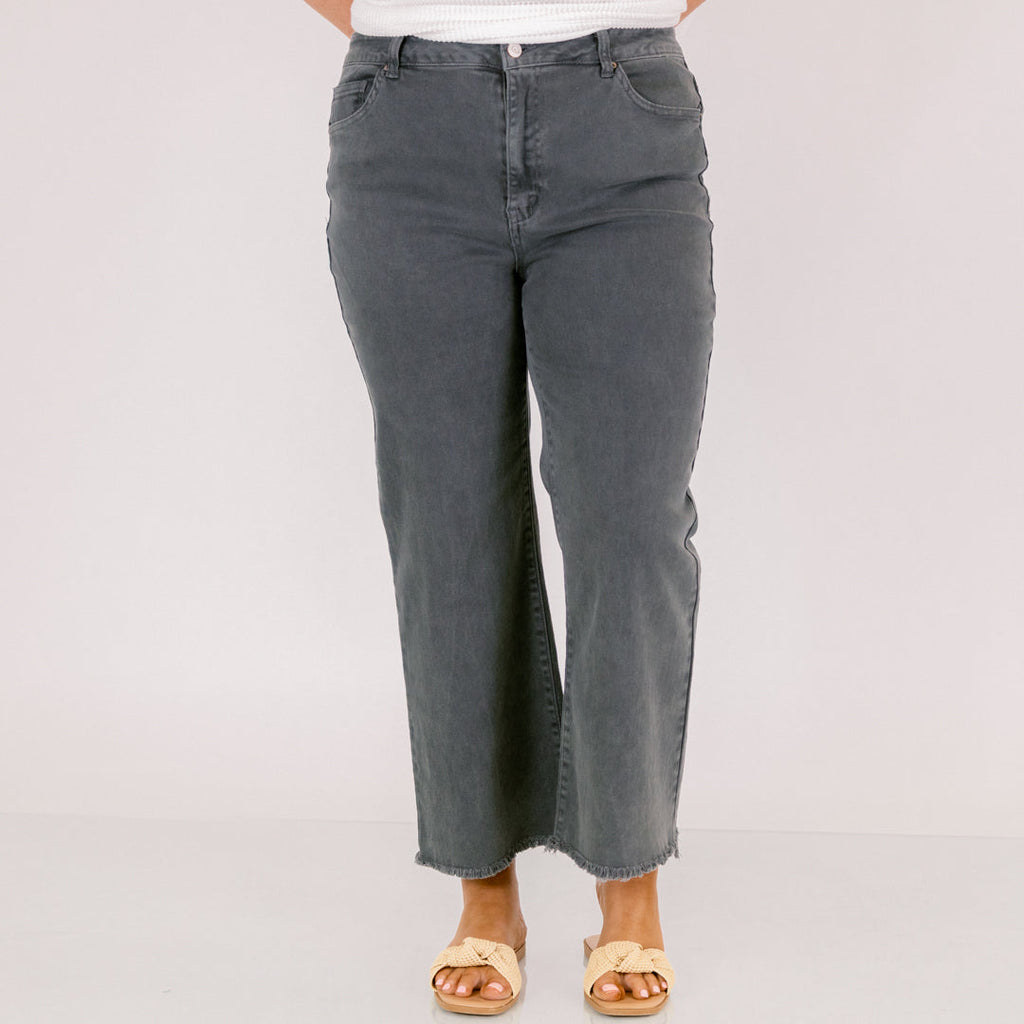 Walk This Way Jeans, Ash Black