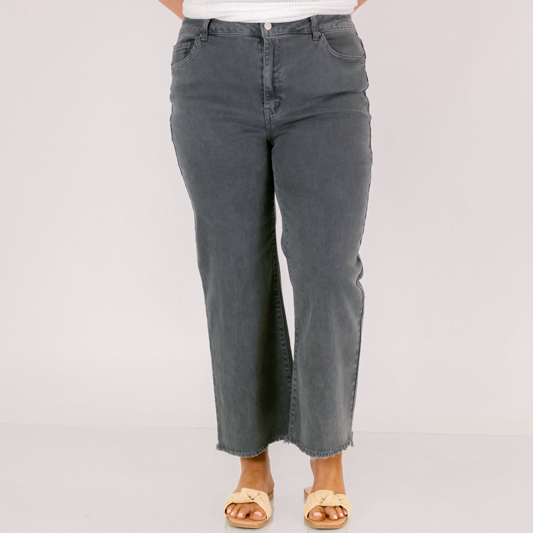 Walk This Way Jeans, Ash Black