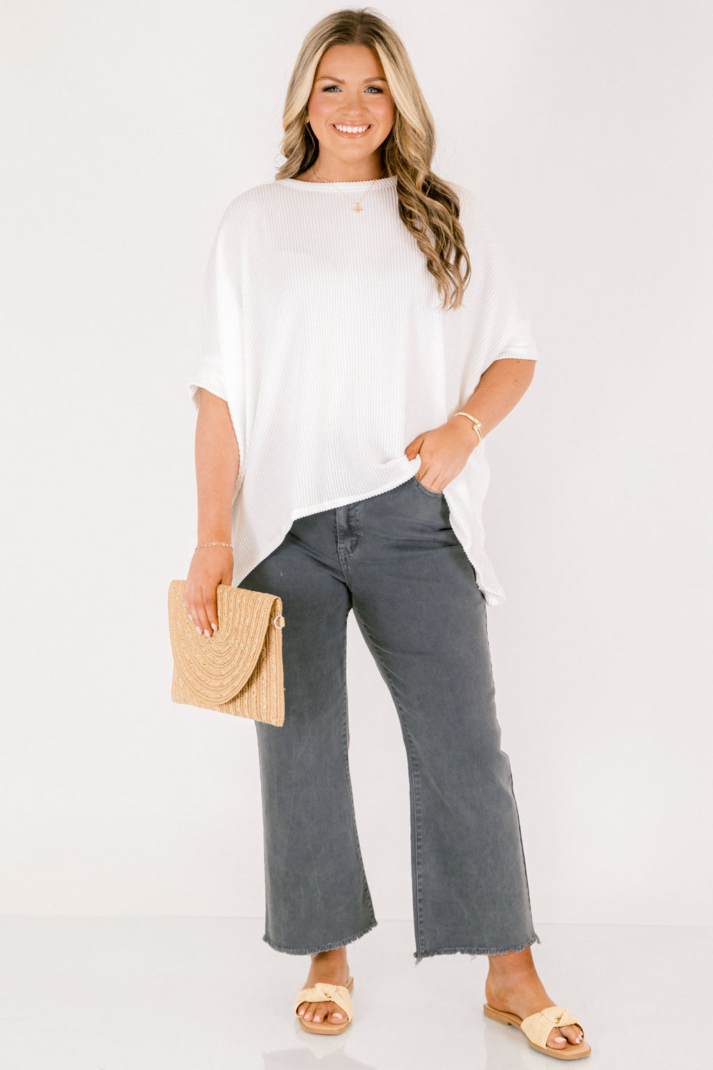 Walk This Way Jeans, Ash Black