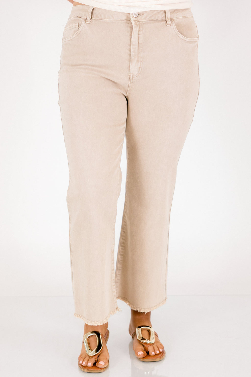 Walk This Way Jeans, Light Mocha