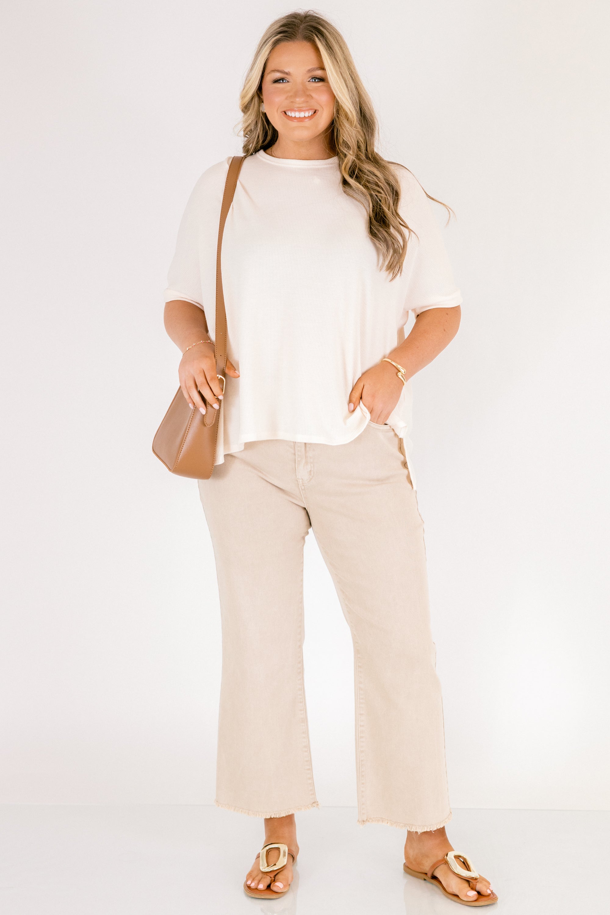 Walk This Way Jeans, Light Mocha