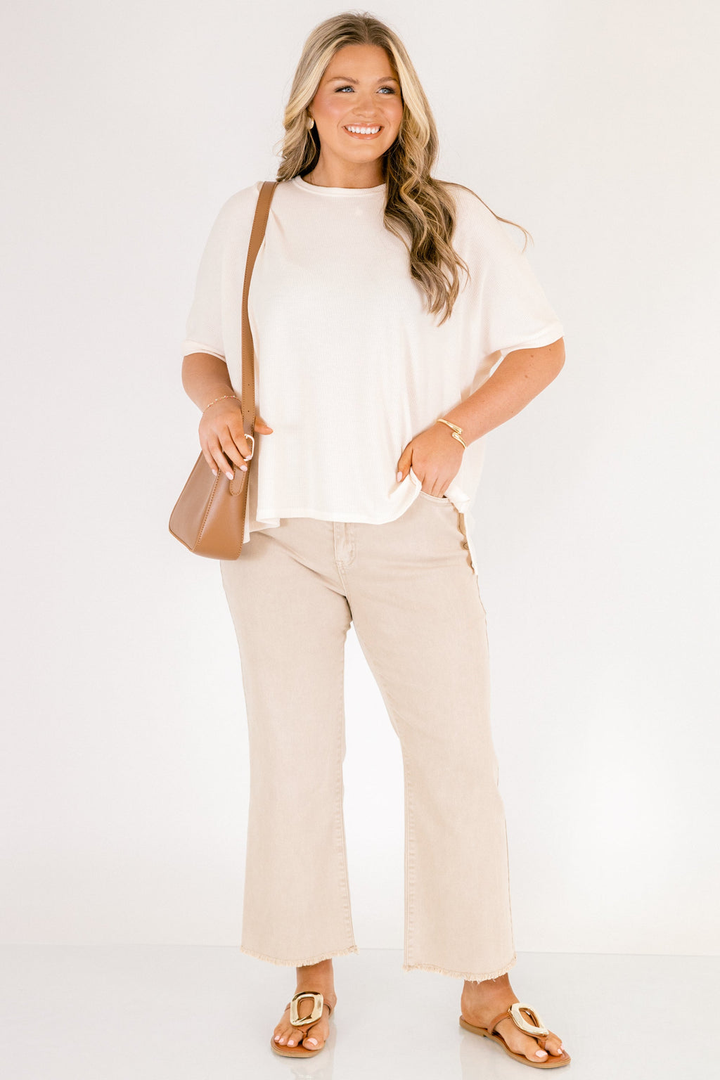 Walk This Way Jeans, Light Mocha