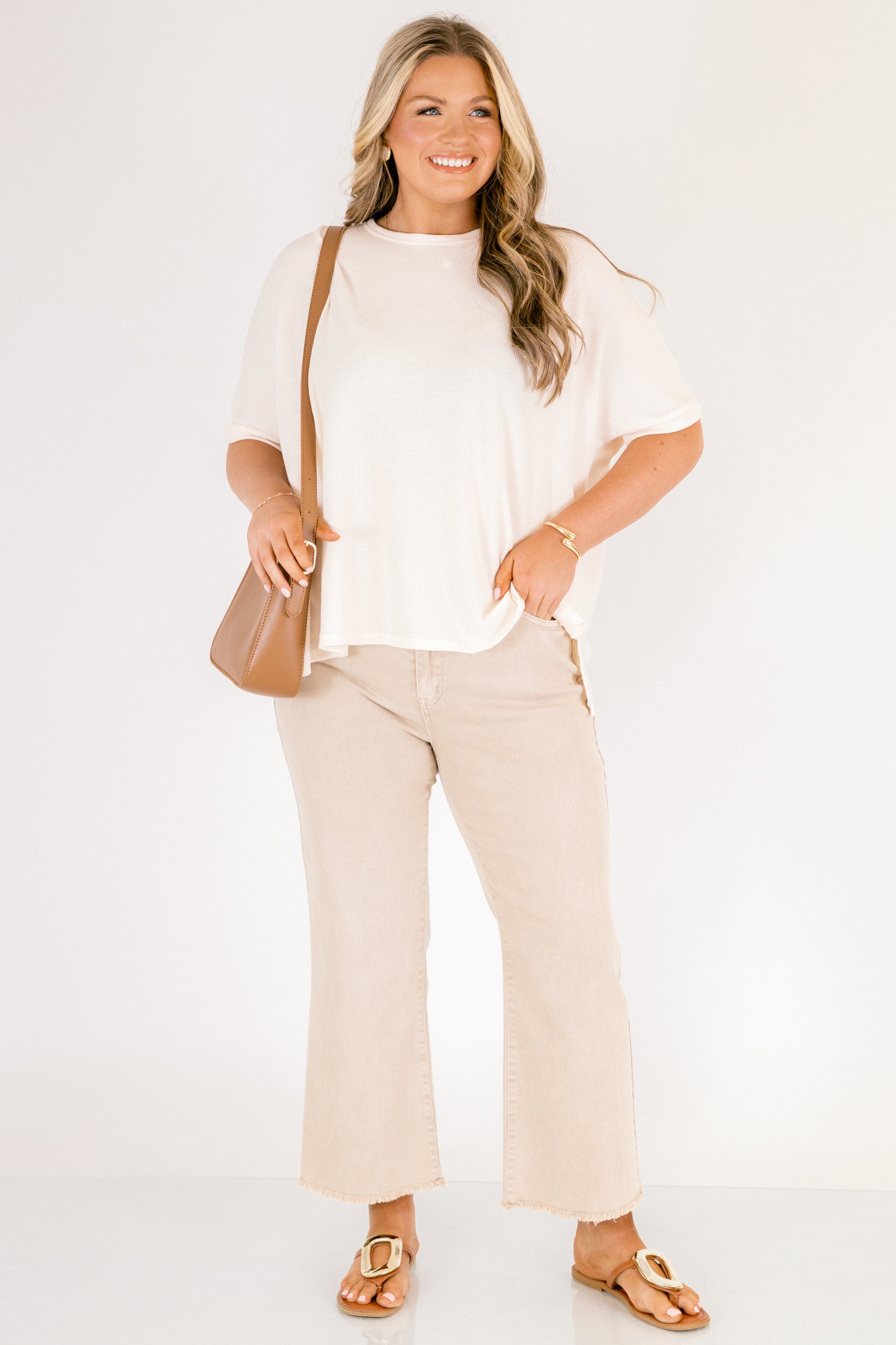 Walk This Way Jeans, Light Mocha