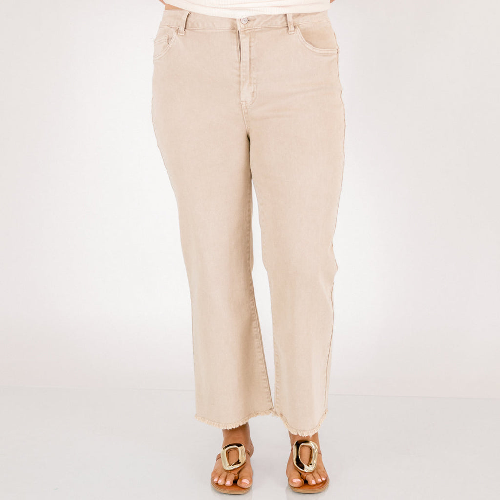 Walk This Way Jeans, Light Mocha