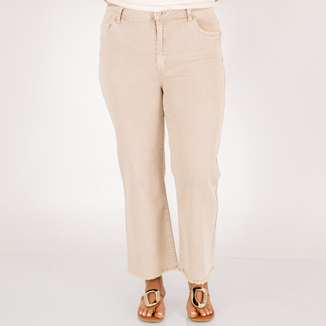 Walk This Way Jeans, Light Mocha