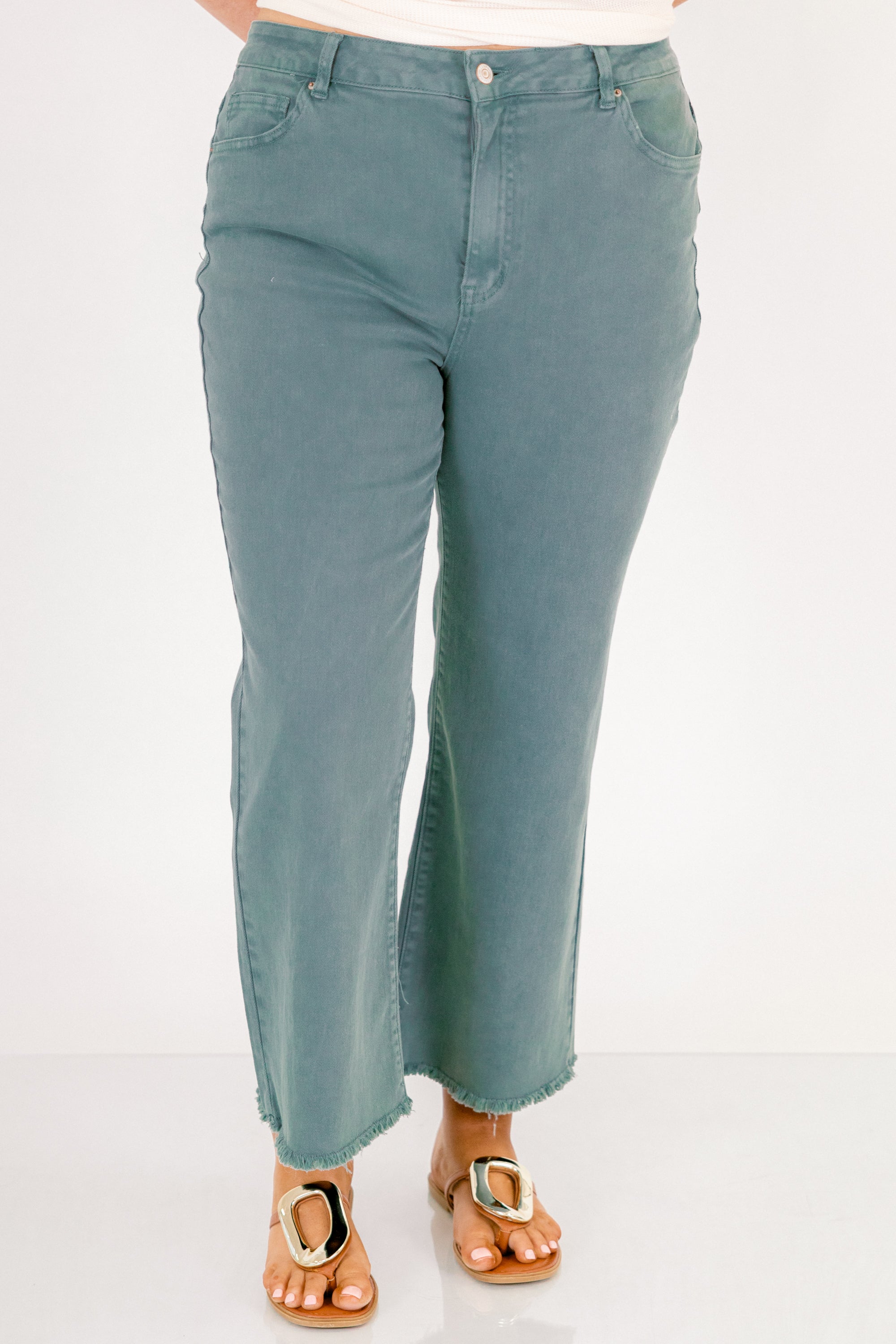 Walk This Way Jeans, Teal