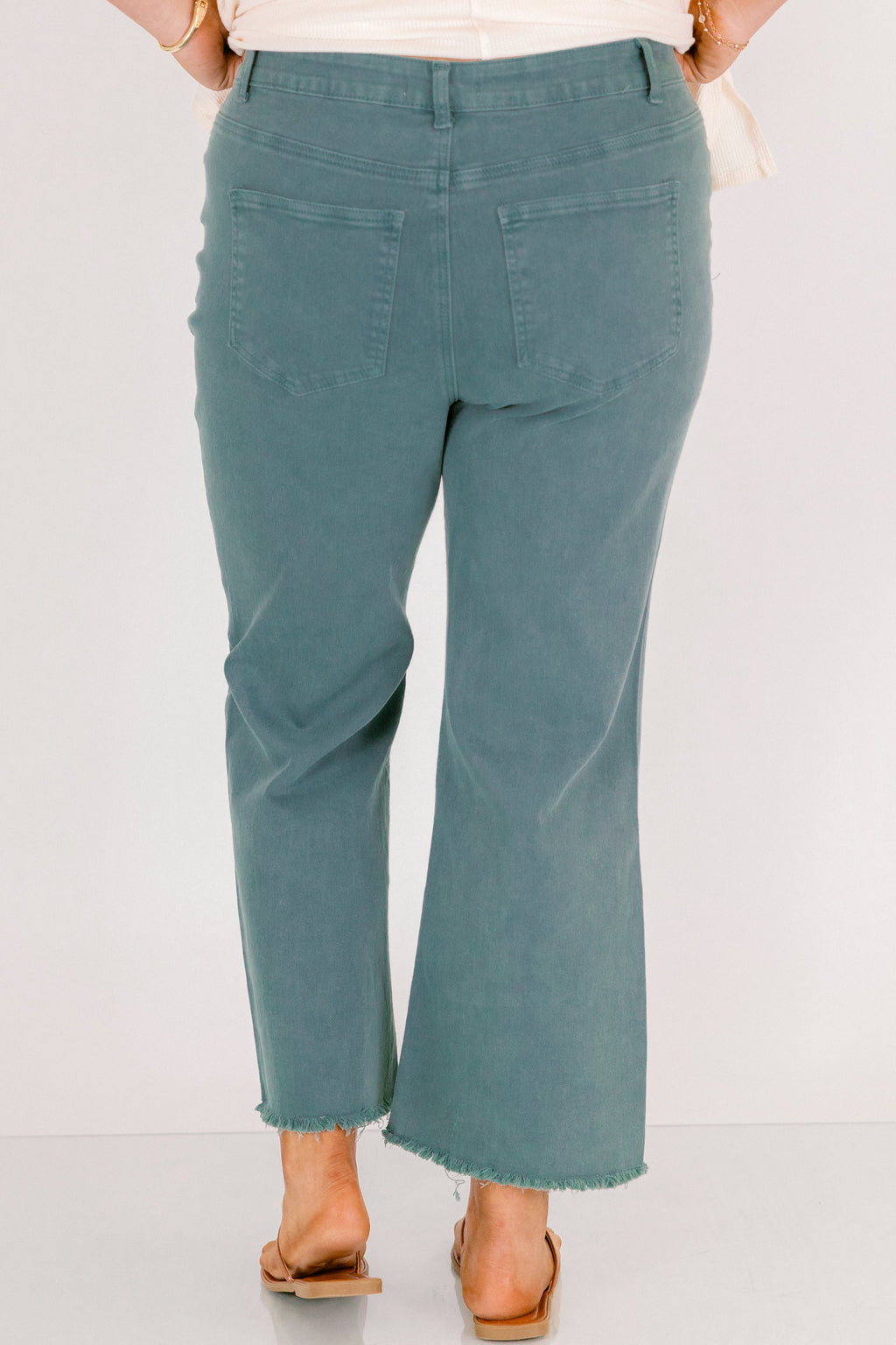 Walk This Way Jeans, Teal