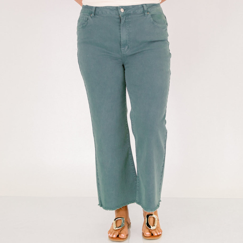 Walk This Way Jeans, Teal