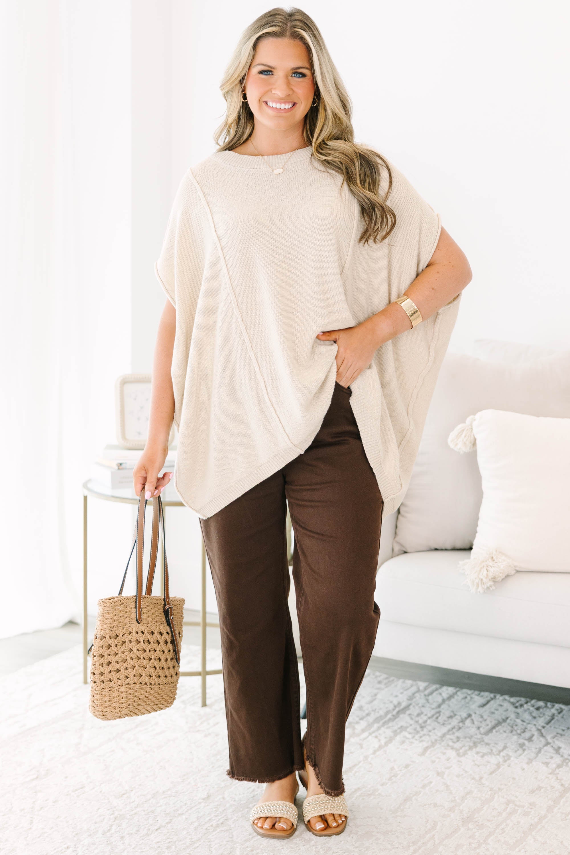 Walk This Way Jeans, Dark Brown