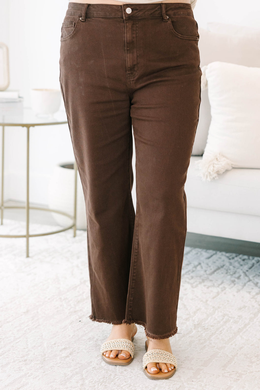 Walk This Way Jeans, Dark Brown