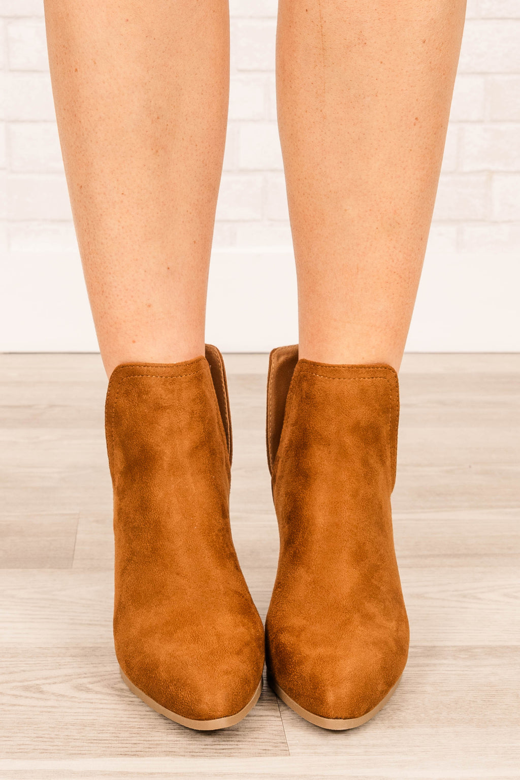 Walk With Purpose Booties, Tan