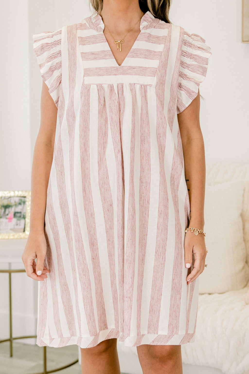 Walk and Talk Dress, Red