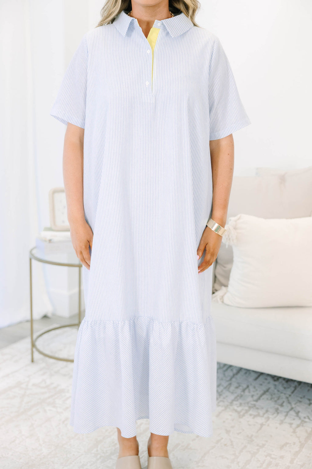 Walking Away Dress, Blue