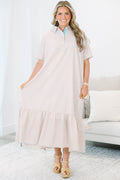 Walking Away Dress, Brown