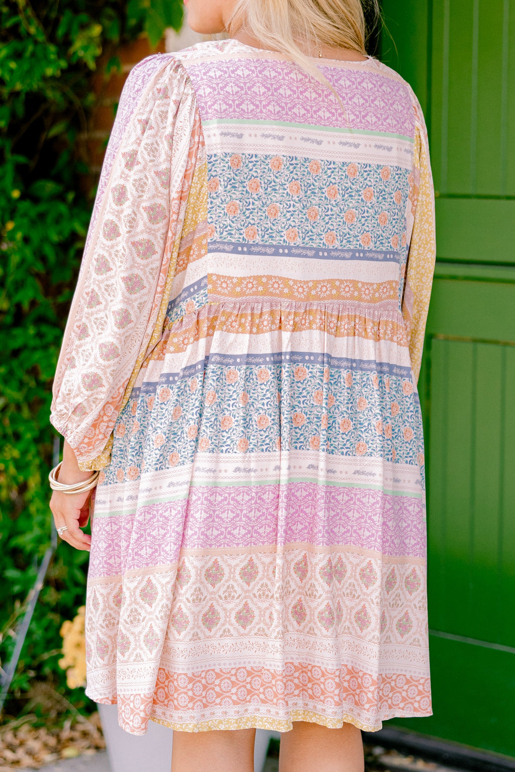 Walking On Air Dress, Brown Multi