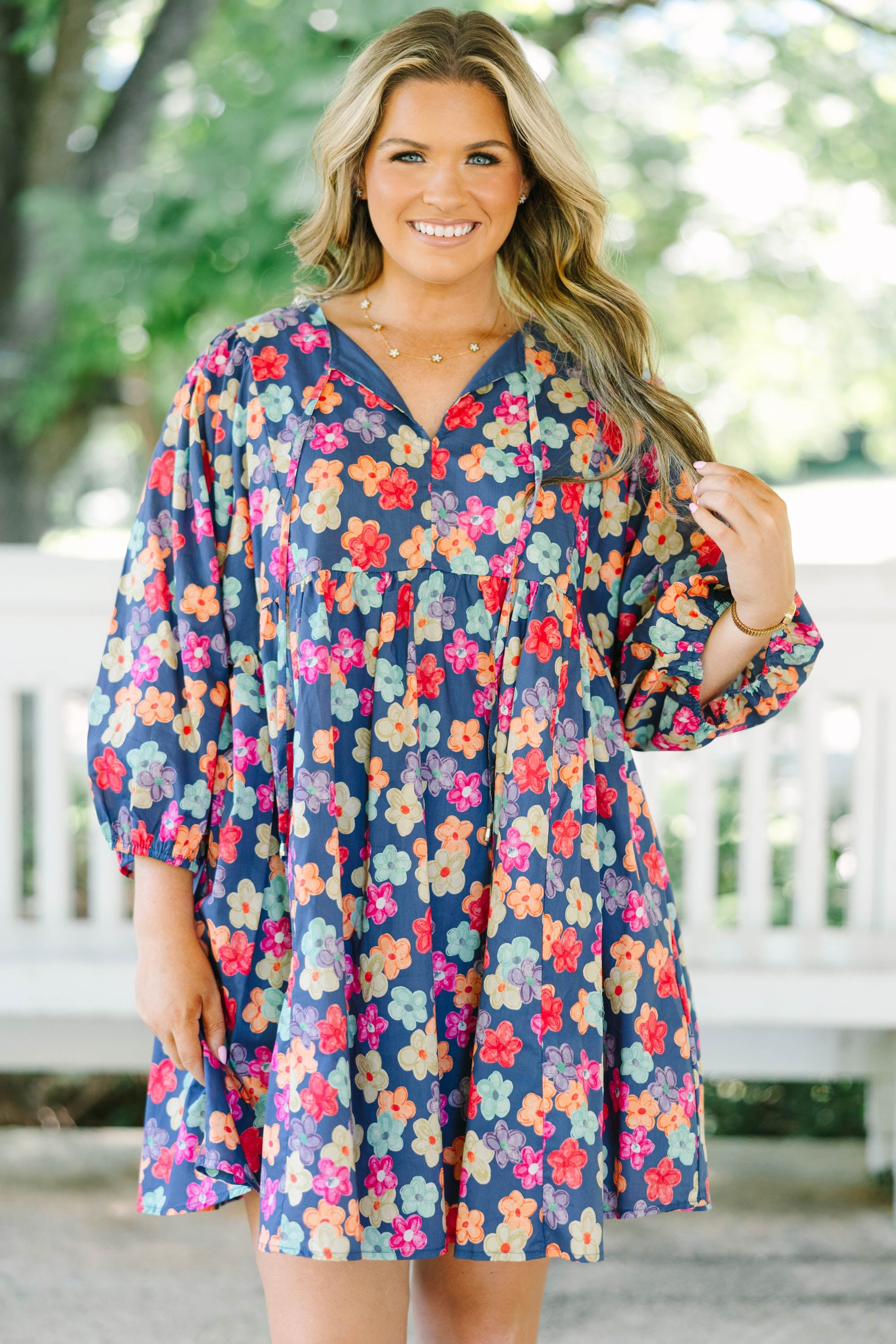Walking On Air Dress, Pink Floral